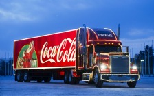 Freightliner Christmas Truck, Coca-Cola