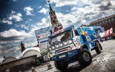Kamaz, Dakar Rally, Red Square, Moscow