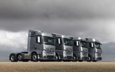 Mercedes-Benz Actros Trucks, Gray