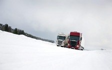 Scania R730, R440, Snow, Winter